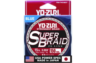 Image of Yo-Zuri SuperBraid Line 15lb 150yd Blue Boxed, YZSB15LBBL150YD