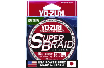 Image of Yo-Zuri SuperBraid Line 15lb 300yd Dark Green Boxed, YZ SB 15LB DG 300YD