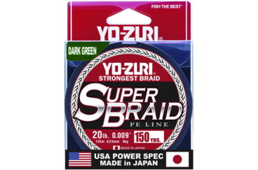 Image of Yo-Zuri SuperBraid Line 20lb 150yd Green Boxed, YZSB20LBDG150YD