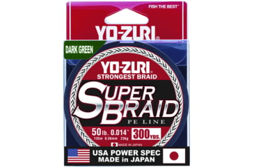 Image of Yo-Zuri SuperBraid Line 50lb 300yd Dark Green Boxed, YZ SB 50LB DG 300YD