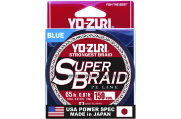 Image of Yo-Zuri SuperBraid Line 65lb 150yd Blue Boxed, YZSB65LBBL150YD