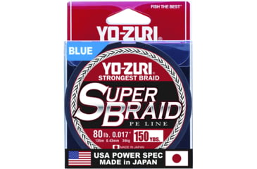 Image of Yo-Zuri SuperBraid Line 80lb 150yd Blue Boxed, YZSB80LBBL150YD
