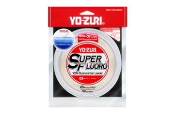 Image of Yo-Zuri Superfluoro Fishing Line, 100yd, 20lb, Natural Clear, YZ SF 20LB NCL 100YD