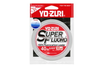 Image of Yo-Zuri Superfluoro Fishing Line, 30yd, 40lb, Natural Clear, YZ SF 40LB NCL 30YD