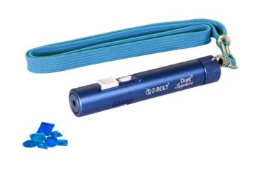Image of Z-Bolt D-5-BL Duet Sapphire Blue Pointer, Tru Blue Laser, Dual Switch, Blue, Small, D-5-BL