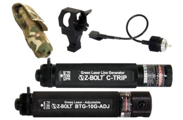 Image of Z-Bolt Green Laser EOD Kit, 1x Line/ 1x Dot, Black, Green, BTMK-10-EOD-BLK