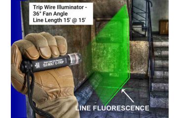 Image of Z-Bolt Green Line Laser for Trip Wire Detection - EOD/ SWAT, Coyote Brown, Green, NSN 1265-01-633-6756, C-TRIP-CB