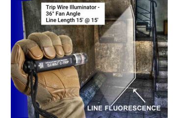 Image of Z-Bolt Infrared Dot &amp; Line Laser for Trip Wire Detection, EOD/ SWAT, Coyote Brown, IR, C-TRIP-10ir-CB
