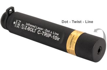 Image of Z-Bolt Infrared Dot &amp; Line Laser for Trip Wire Detection, EOD/ SWAT, Coyote Brown, IR, C-TRIP-10ir-CB