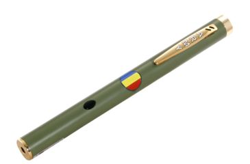Image of Z-Bolt Military Pride Laser Pointer, Green, US Army Training and Doctrine Command Victory Starts Here, Emerald Green, MBP-5-ARMY-TRADOC