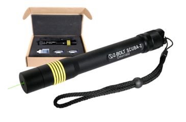 Image of Z-Bolt SCUBA-2 Green Dive Laser, 1mW, Waterproof 200ft, Green, Medium, SCUBA-2
