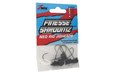 Image of Z-man ShroomZ Finesse Jig, 1/6oz, Black, FJH16-02PK5