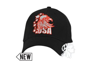 Image of Zan Headgear Ball Cap, Red USA Eagle CPA143
