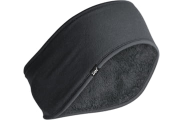 Image of Zan Headgear SportFlex High Pile Fleece Ear Headband, Black, One Size, WEWH114