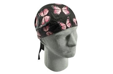 Image of Zan Headgear Flydanna Pink Butterflies Z630