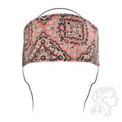 Image of Zan Headgear Headband, Cotton, Highway Honey, Pink Paisley, Rhines HHBV115
