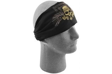Image of Zan Headgear Headband, Golden Skull HBHH02