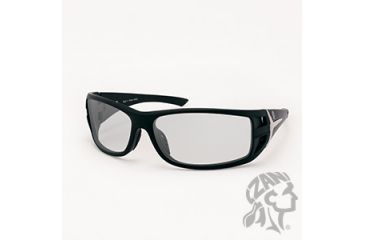Image of Idaho Sunglass, Shiny Black Frame, Clear Lenses, One Size Fits Most