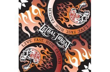 Image of Zan Headgear Lethal Threat Bandanna, Live Fast Ride Harder BLT001