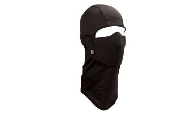 Image of Zan Headgear Modi-Face Balaclava w/ Detachable Mask, Neoprene, Black WBNFM114