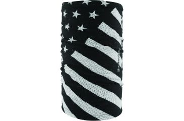 Image of Zan Headgear Motley Tube and Trade, Black and White Flag, TF091