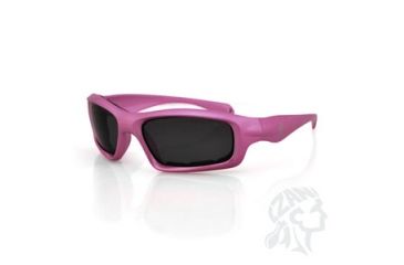 Image of Zan Headgear Seattle Sunglass, Crysal Silver Frame, Smoked Lens EZSE003