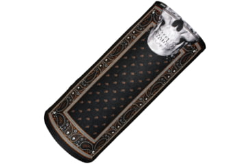 Image of Zan Headgear SportFlex Motley Tube, 10in X 20in, Black/Orange Skull, One Size Fits Most, TL197