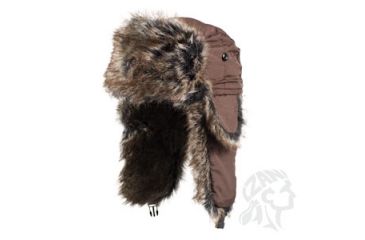 Image of Trooper Hat w/ Brown Fur, Brown, One Size Fits Most