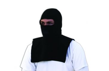 Image of Zan Headgear Balaclava Black Microfleece w/ Dickie WBF114D