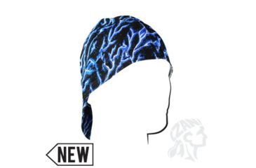 Image of Zan Headgear Welders Cap, Cotton, Blue Lightning, Size 7.25 CPW226M