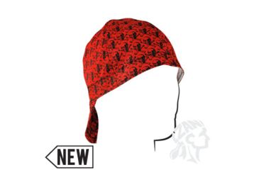 Image of Zan Headgear Welders Cap, Cotton, Skull Pattern, Size 7.0 CPW596S