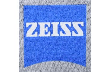 Image of Zeiss Gear T-Shirt with Legendary Z Mark on Back and ZEISS Logo on Front Left Chest, Grey, Large