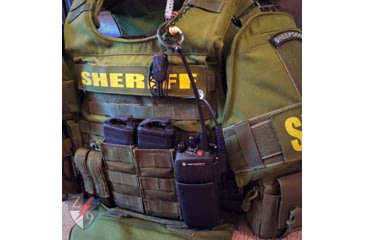 Image of Zero9 Holsters Portable Radio Case Tait Tp-9400, Molle Loks, Plain Black, Z9-5019-BLK-MLK