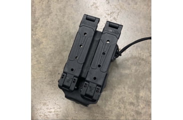 Image of Zero9 Portable Radio Case Holster, P150/400/500 w/ext Batt, Tek-Lok, Plain Black, Z9-5022-BLK-TEK