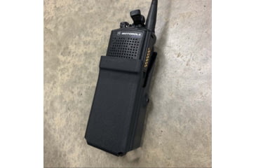 Image of Zero9 Portable Radio Case Holster, VP6000 L2 & L3 Batteries, Tek-Lok, Plain Black, Z9-5023-BLK-TEK