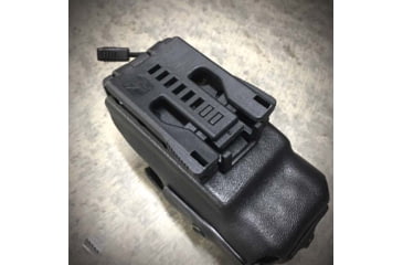 Image of Zero9 Portable Radio Case Holster, VP6000 L2 & L3 Batteries, Tek-Lok, Plain Black, Z9-5023-BLK-TEK