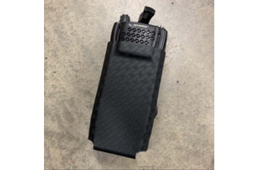 Image of Zero9 Portable Radio Case Holster, XG-25/XG-75/P7300, Tek-Lok, Plain Black, Z9-5008-BLK-TEK