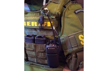 Image of Zero9 Portable Radio Case Holster, XG-25/XG-75/P7300, Tek-Lok, Plain Black, Z9-5008-BLK-TEK