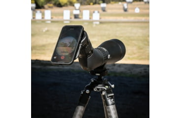 Image of ZeroTech Optics Thrive 20-60x85mm Spotting Scope, Angled, Black, TH206085