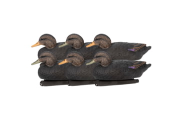 Image of Zink Calls Zink Floater Duck Decoys Black Ducks, 6 Pack, ZNK-ZNKDYBLK