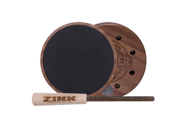 Image of Zink Calls Thunder Ridge Rocker Turkey Call Slate Pot Call, Black/Wood, ZNK-TRRSC