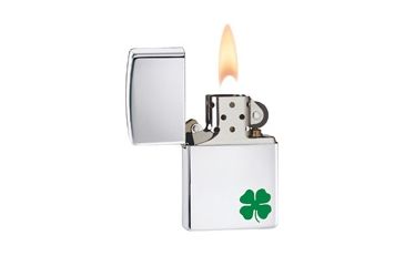 Image of Zippo A Bit O Luck Classic Style Lighter, High Polish Chrome 24007