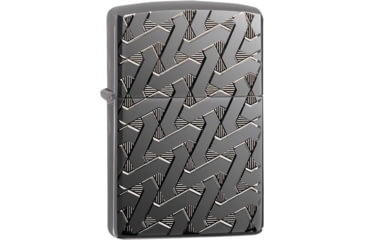 Image of Zippo Armor Geometric Weave Lighter, 1.44 x 2.25, 49173