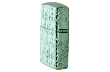 Image of Zippo Armor High Polish Elegant Dragon Lighter w/ Click, Green, One Size, 49054