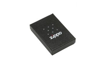 Image of Zippo Brushed Chrome, Silver w/American Flag, Retro Star, ZI28653