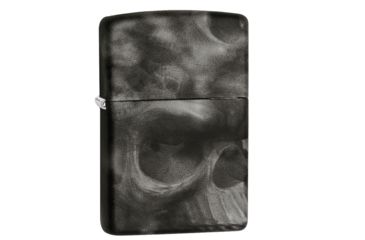 Image of Zippo Classic Lighter with Skull Soft Touch Design 4010767