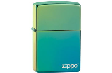 Image of Zippo Classic Logo Teal, 1.44 x 2.25, 49191ZL
