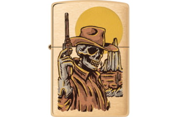 Image of Zippo Cowboy Skull Design Lighter
