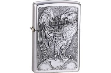 Image of Zippo Harley Eagle &amp; Globe Lighter ZO14231