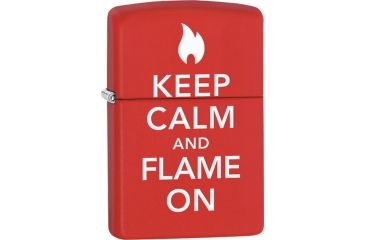 Image of Zippo Keep Calm and Flame On, Lighter ZO28671